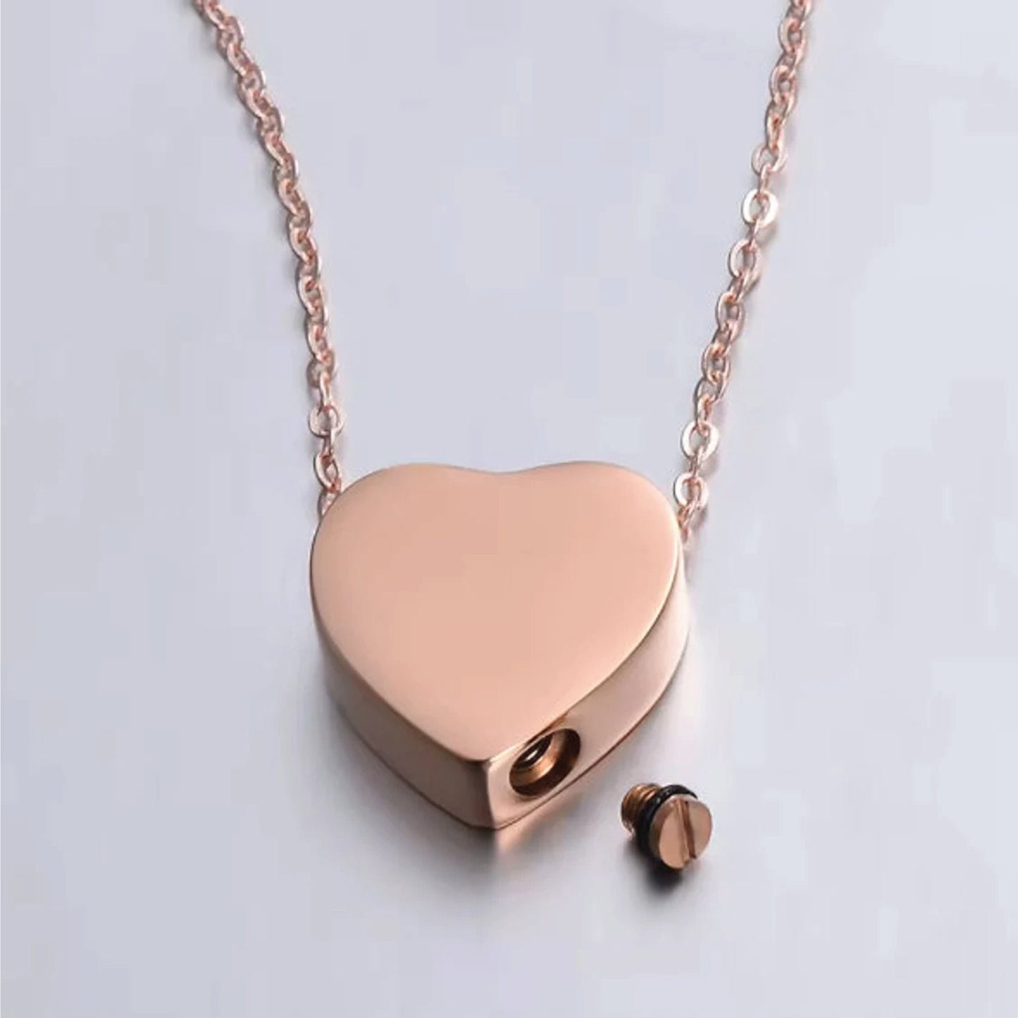 Engraved urn necklace, memorial necklace, heart urn necklace, custom heart urn necklace, ashes cremation memorial jewelry loved one
