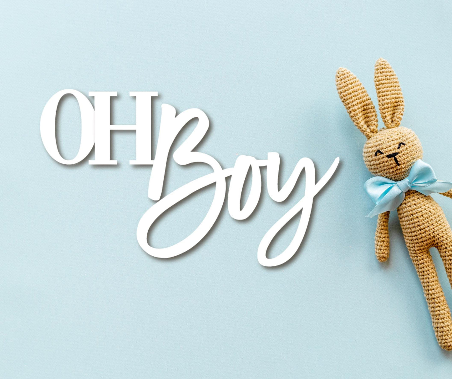 Oh boy sign, custom wood sign, baby shower sign, custom baby shower wooden cutout, baby boy shower