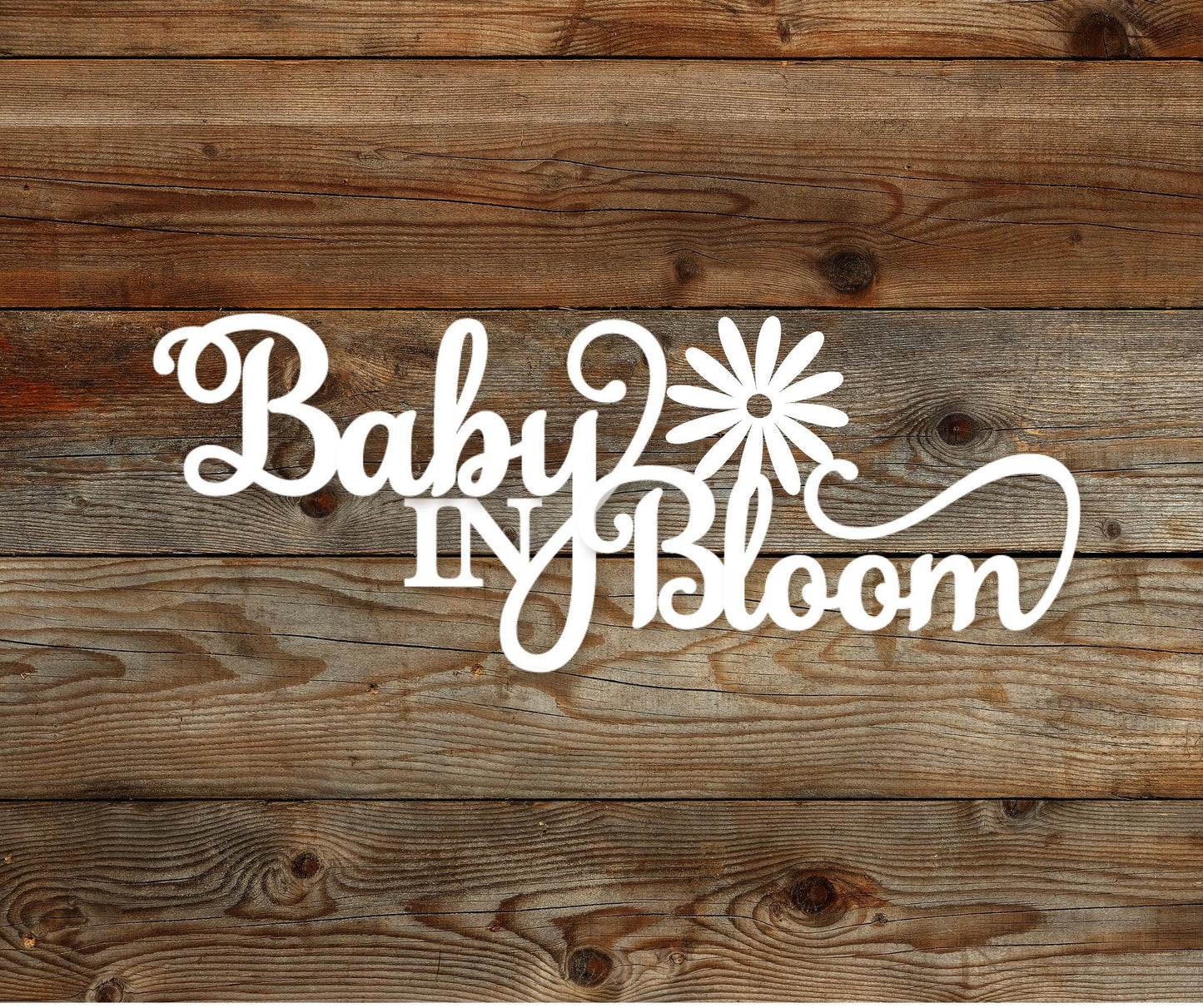 Baby in Bloom sign, custom baby shower sign, twin baby shower, flower-themed baby shower