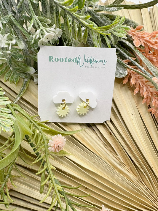 Cloud & Sunshine Earrings | Stella Collection 🌤️