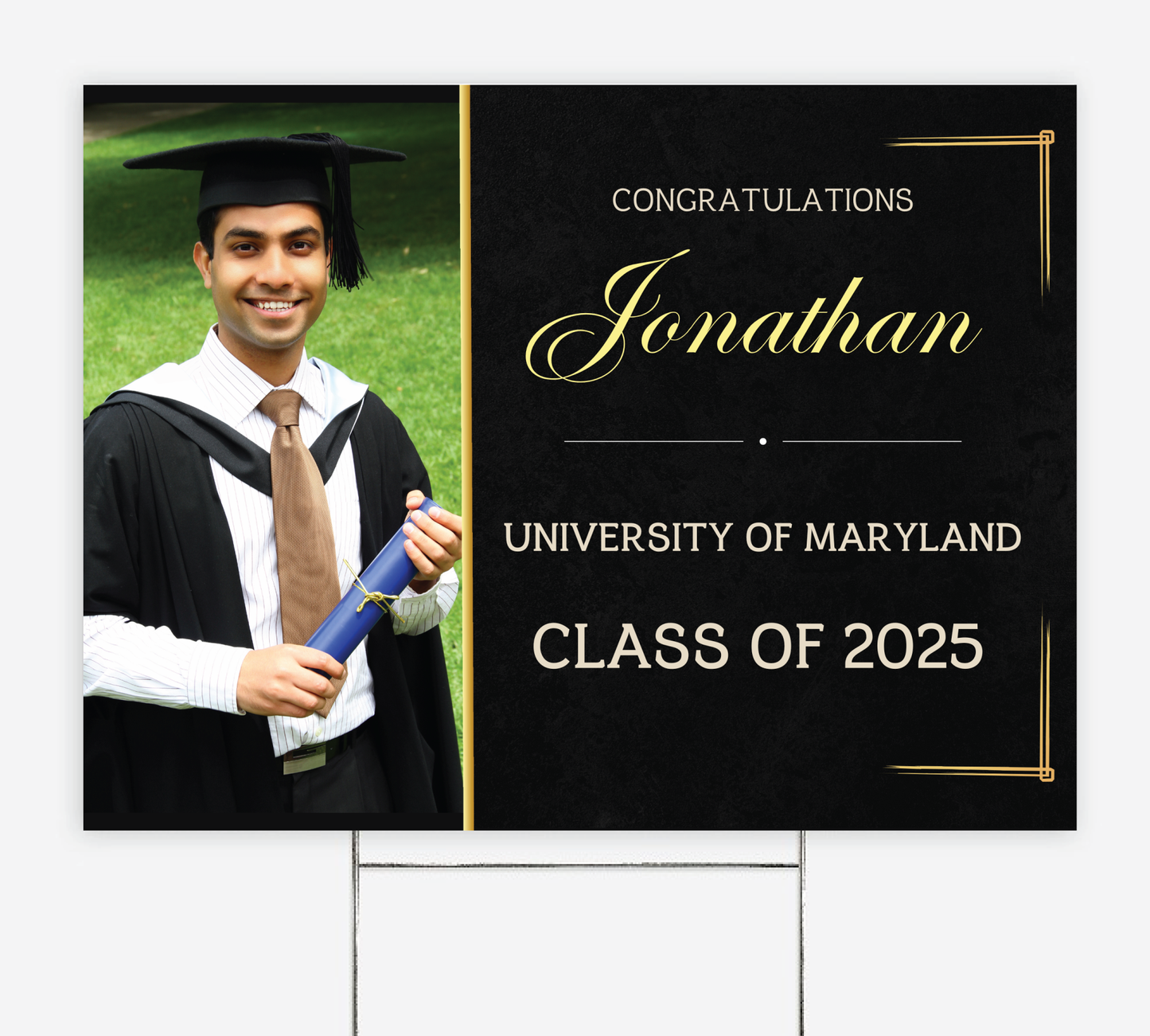 Personalized Graduation Yard Sign