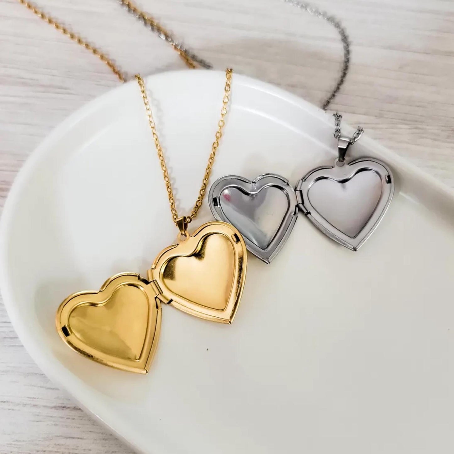 Engraved heart locket necklace, handwritten note jewelry, handwritten note necklace, memorial necklace, photo necklace