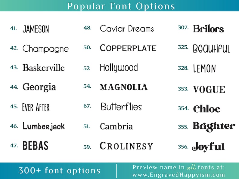 First and middle name sign - individual letters for middle name - paint options