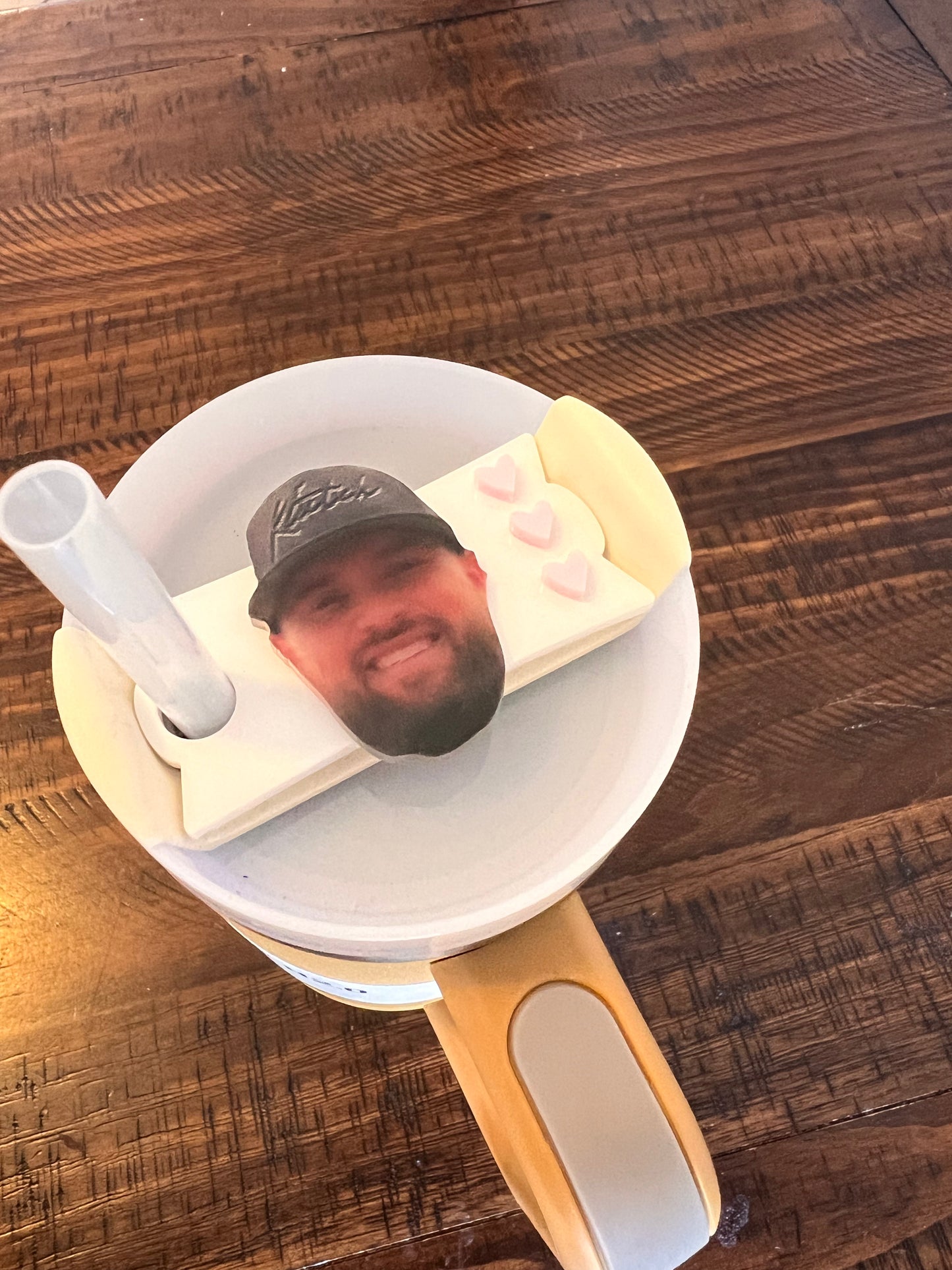 Custom acrylic Stanley topper - Face