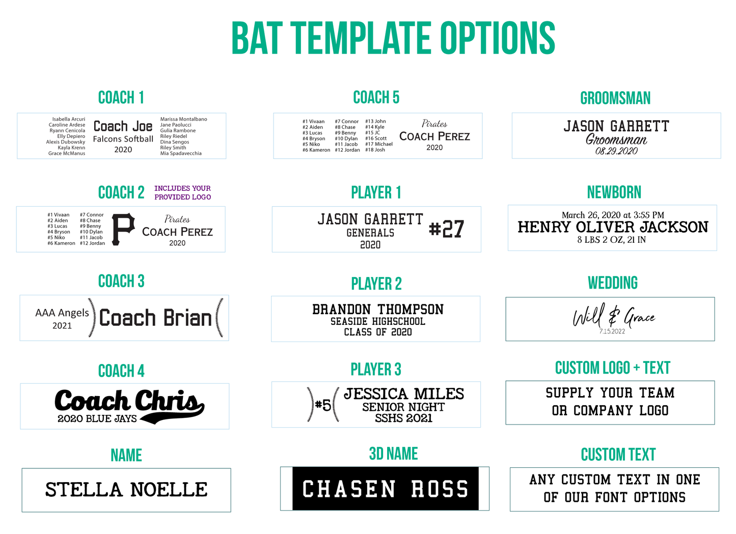 Kids engraved miniature bat - engraved mini bat