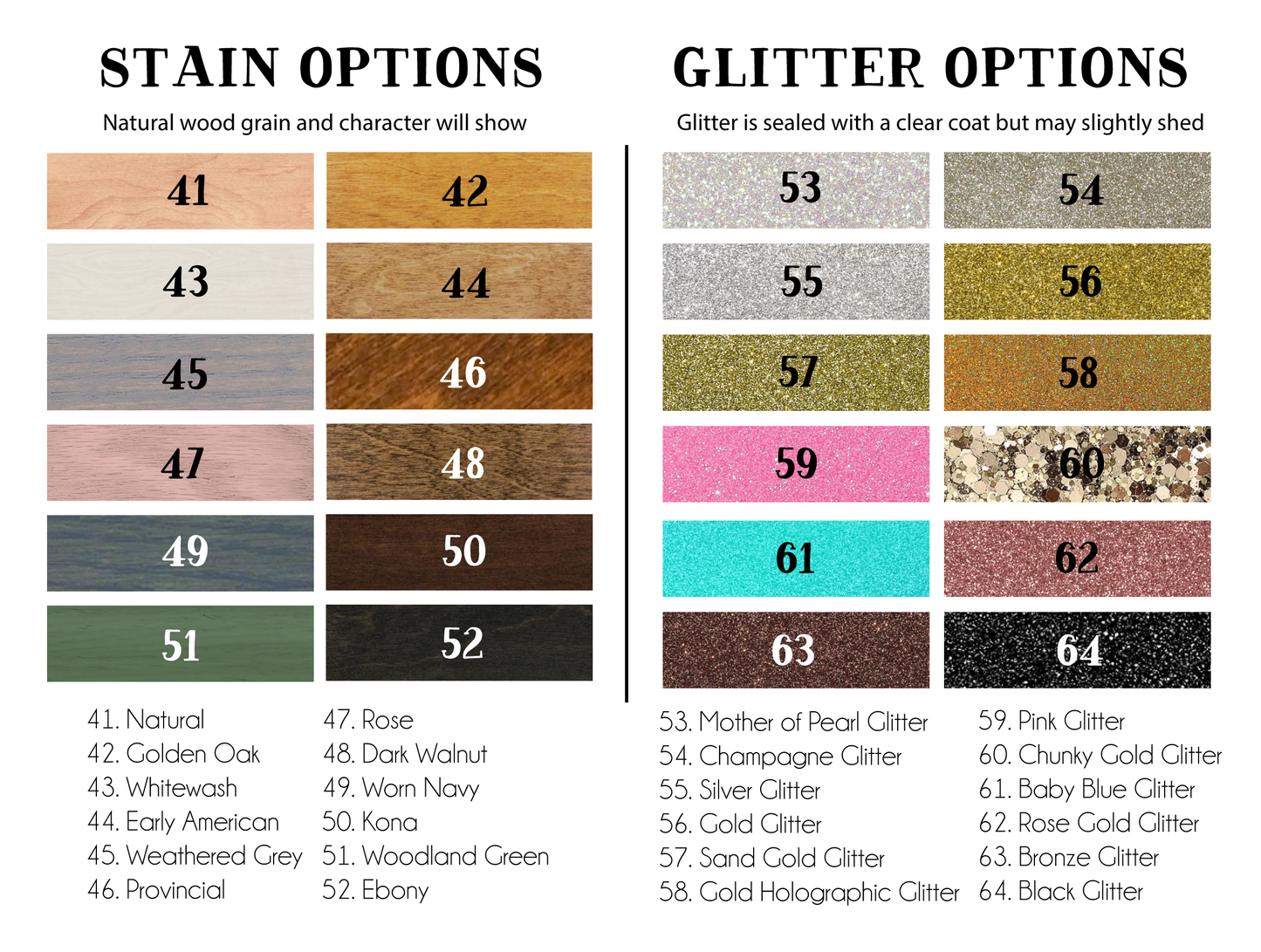 Wood Script Name Sign