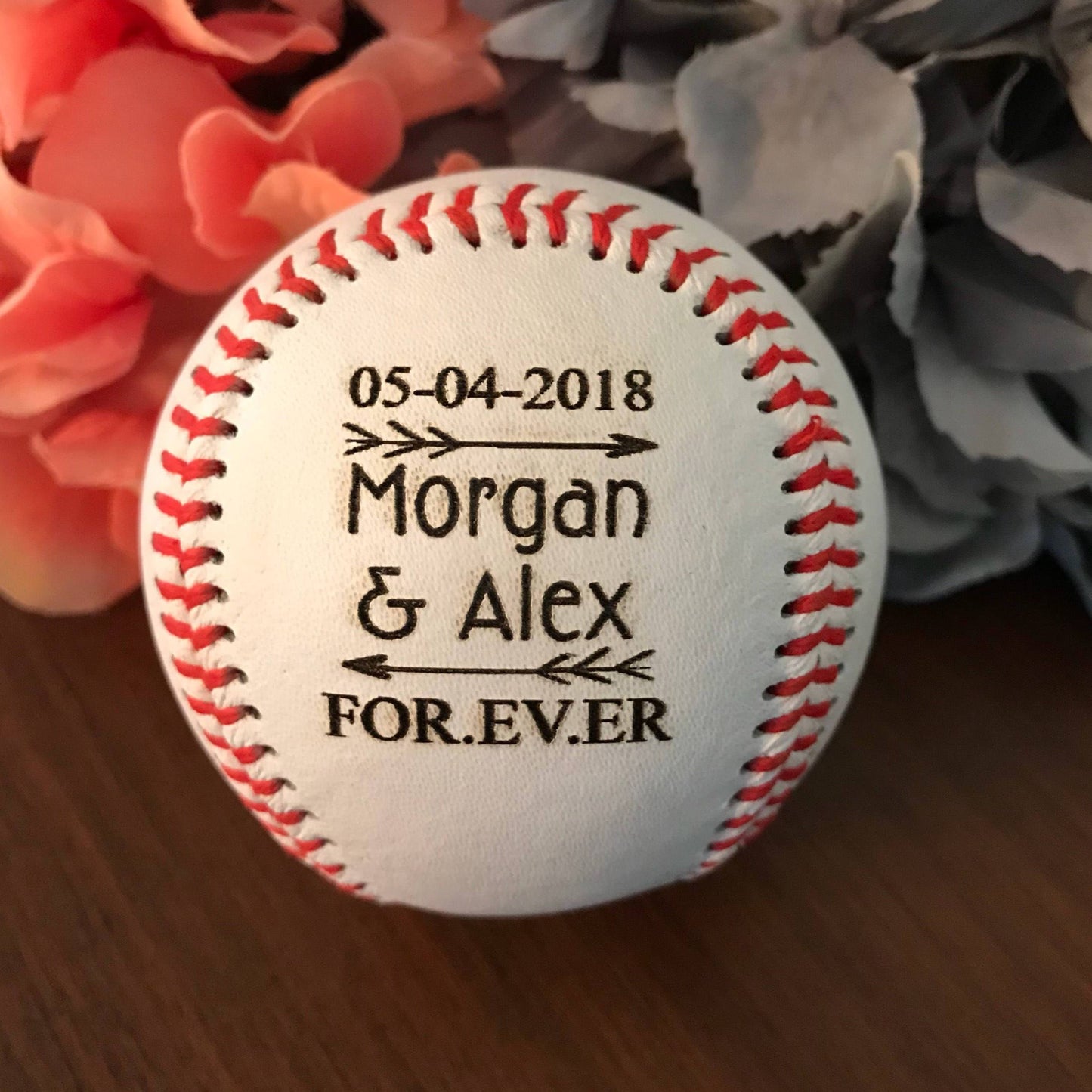 Custom Engraved Baseball - Interactive Preview - Happyism, Inc. Engraving
