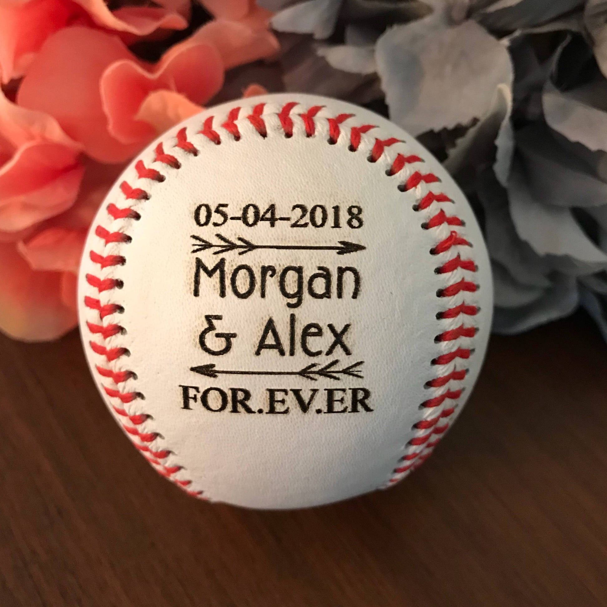 Custom Engraved Baseball - Interactive Preview - Happyism, Inc. Engraving