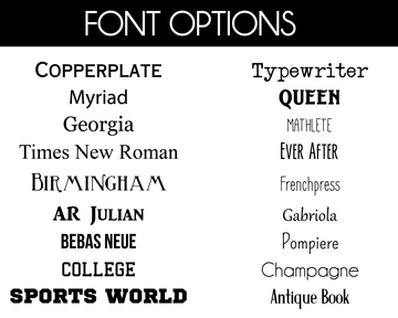 Round wedding guest book - Acrylic