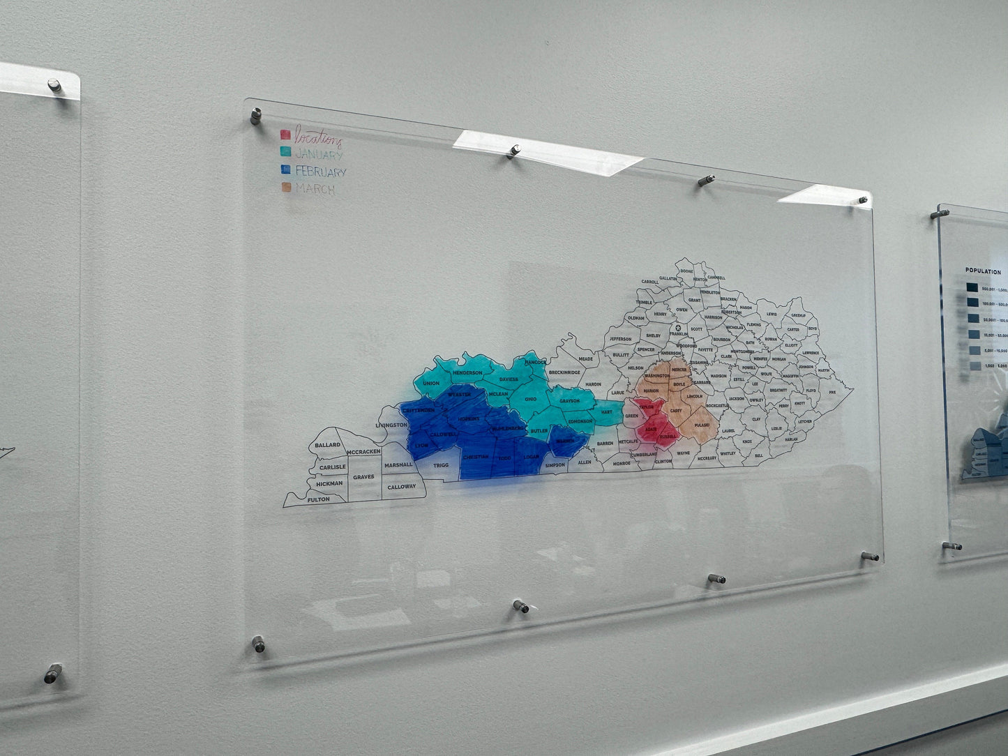 Custom printed photo, acrylic dry/wet erase board, acrylic dry erase board, custom printed client provided image