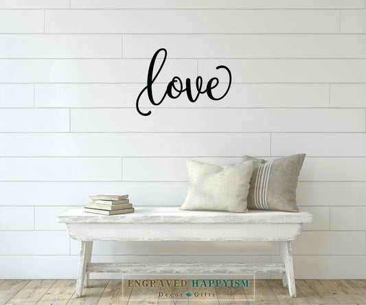 Love sign, love wood sign, inspiration decor, pretty decor, Blessed wooden sign, decor inspo, faith home sign, custom cut