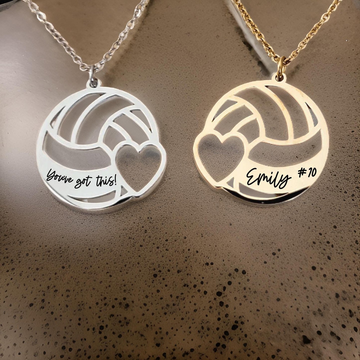 Engraved volleyball necklace, personalized volleyball necklace, custom volleyball jewelry, volleyball player gift, volleyball inspiration