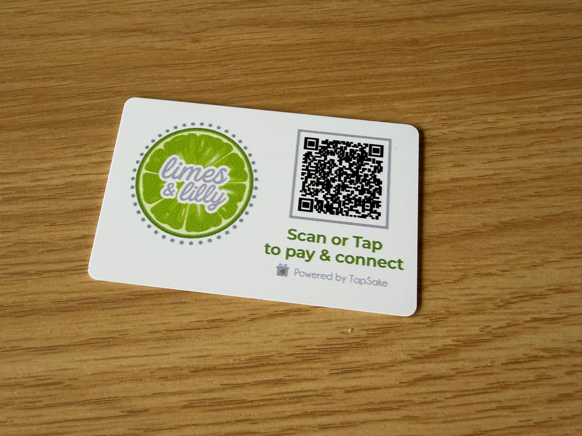 TapSake™ Business Connect NFC Business Card - Market Vendor Business Card