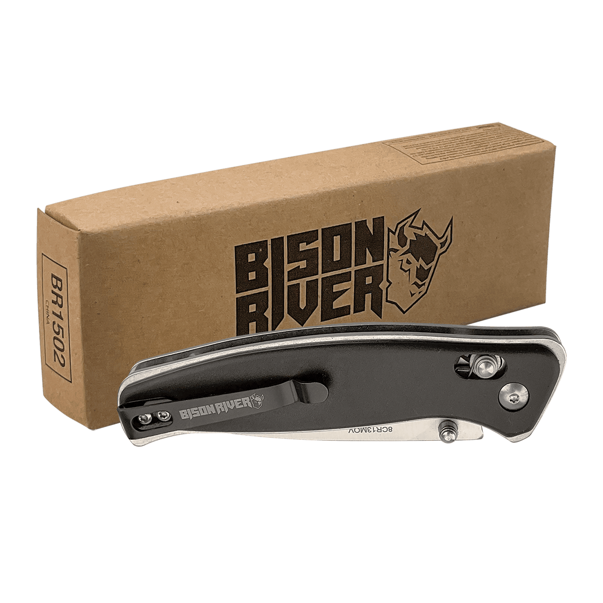 Personalized Black Pocket Knife With Clip – Engraved Button Lock Folding Knife – Custom Gift for Him, Dad or Groomsman
