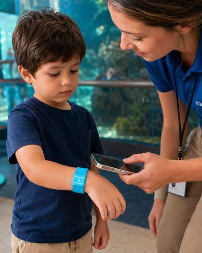 Happyism® Child Safety Smart Bracelet + NFC Tap Card | “If I’m Lost” Parent Contact Wristband
