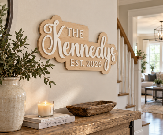 Lightweight 3D Baby girl Wooden Wedding sign, mr and mrs sign, wood wedding sign, wedding sign, bride and groom sign, family sign