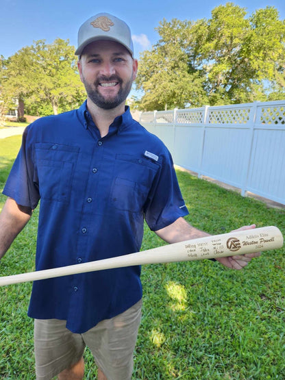 Handwritten Signatures Engraved Full Size Coach Bat