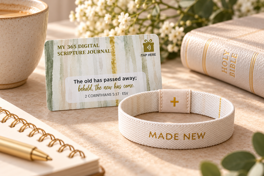 Made New | TapSake Scripture Bracelet & NFC Card
