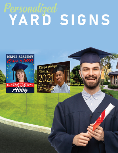 Personalized Graduation Yard Sign