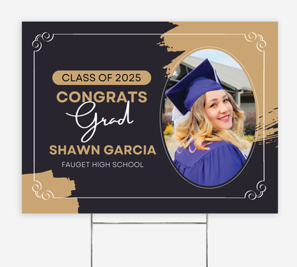 Personalized Graduation Yard Sign