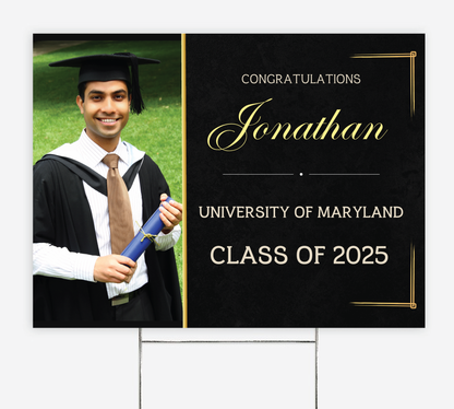 Personalized Graduation Yard Sign