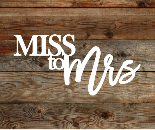 Miss to Mrs sign, custom wood sign, wedding shower sign, bridal shower decor, weddings