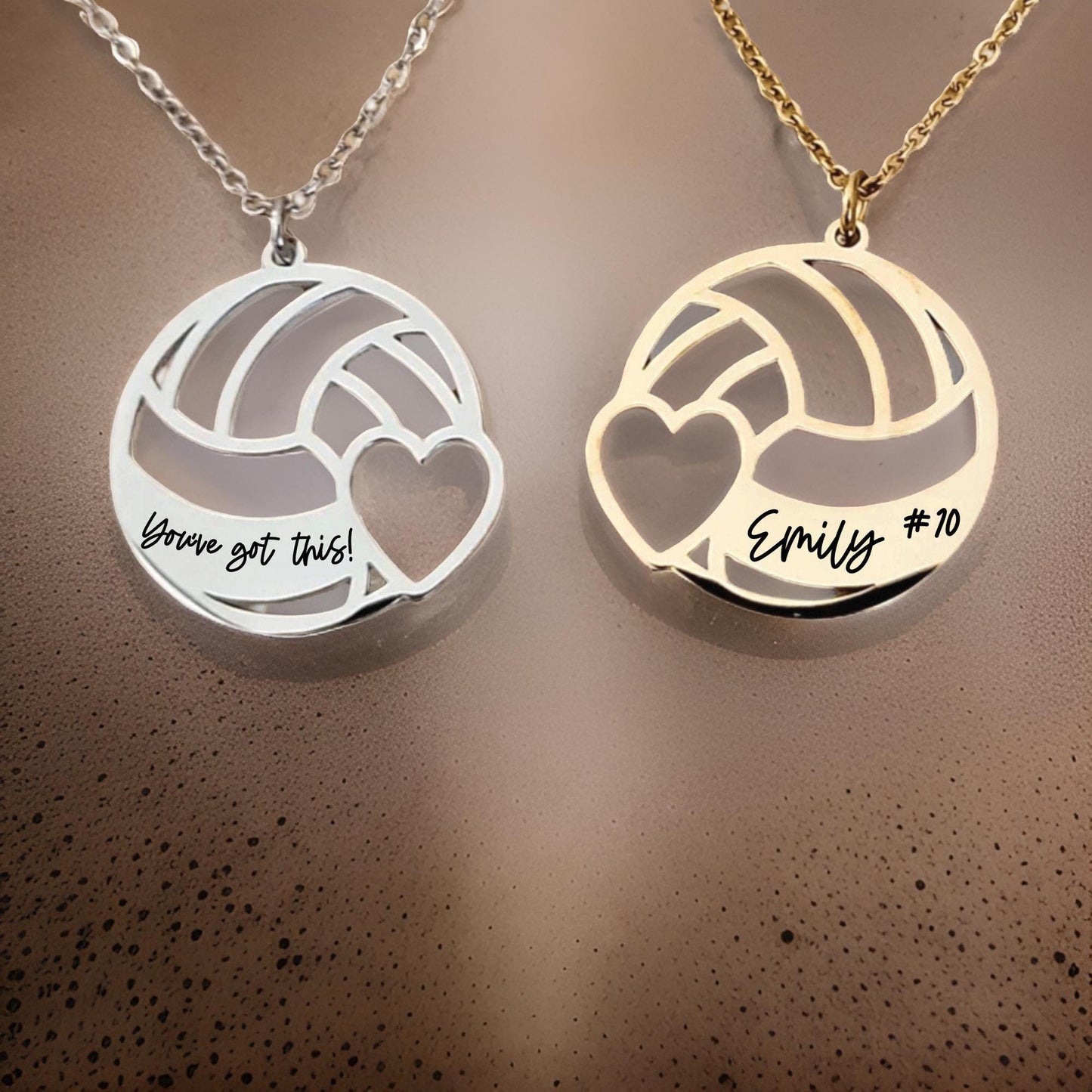 Engraved volleyball necklace, personalized volleyball necklace, custom volleyball jewelry, volleyball player gift, volleyball inspiration