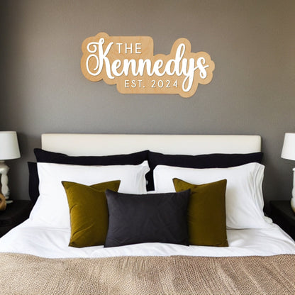 Lightweight 3D Baby girl Wooden Wedding sign, mr and mrs sign, wood wedding sign, wedding sign, bride and groom sign, family sign