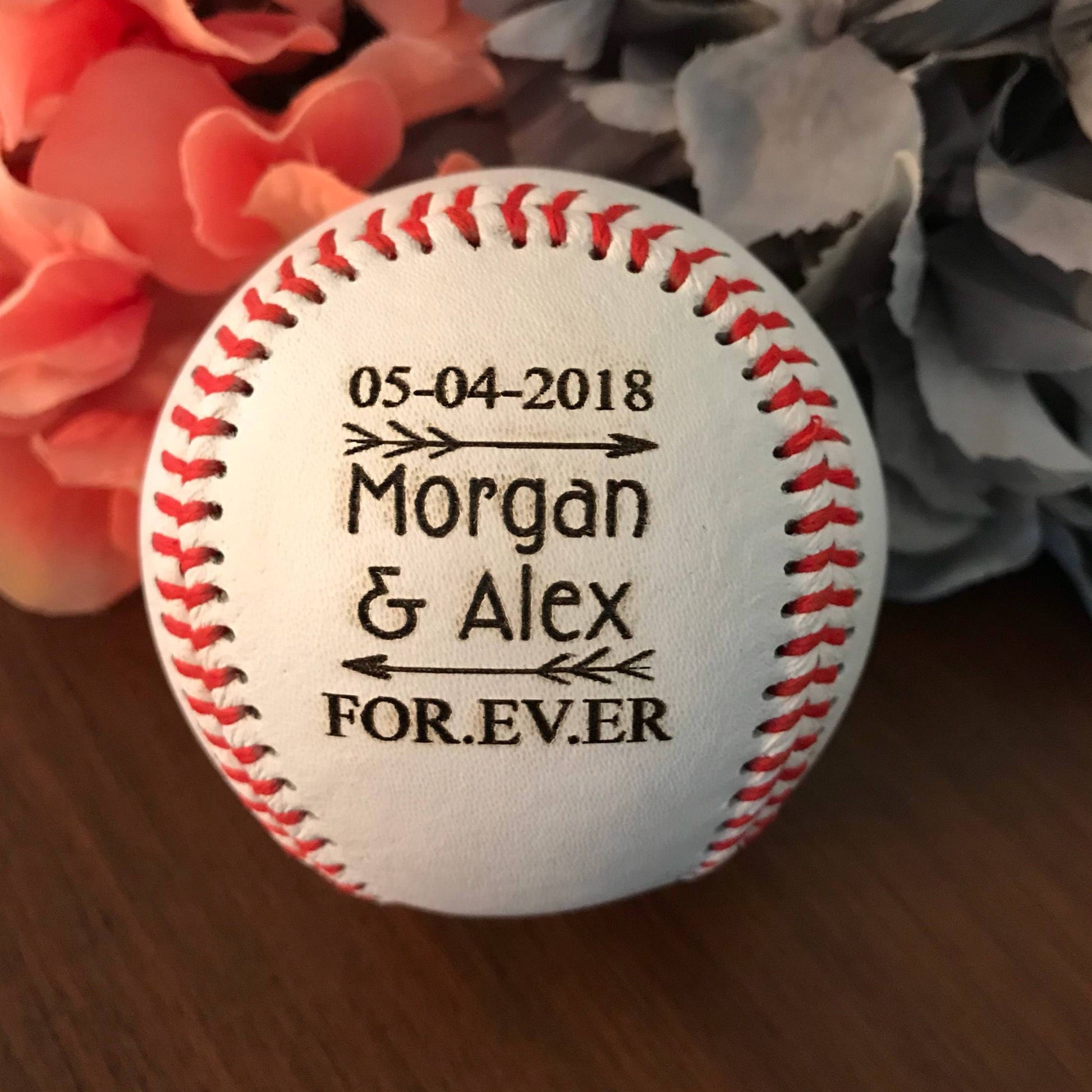 Custom Engraved Baseball - Interactive Preview - Happyism, Inc. Engraving 