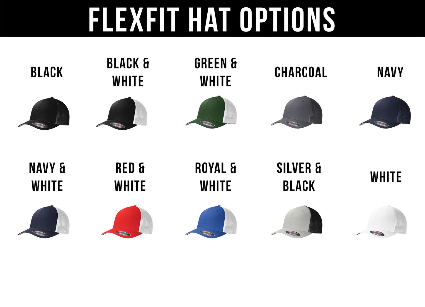 Custom Leatherette Patch Hat - Flexfit hat - Happyism, Inc. Engraving 