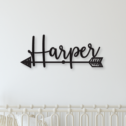 Name Sign with Arrow - Happyism, Inc. Engraving 