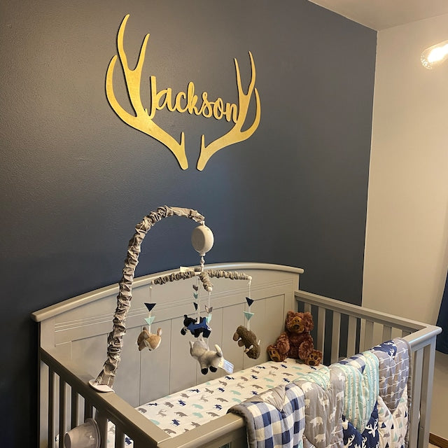 Baby boy best sale deer nursery