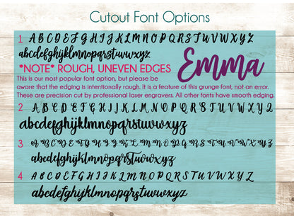 Cutout Proof Fee - Happyism, Inc. Engraving 