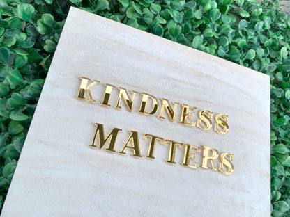 Mirrored Acrylic Individually Cut Letters