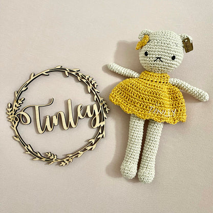 Nursery Name Wreath